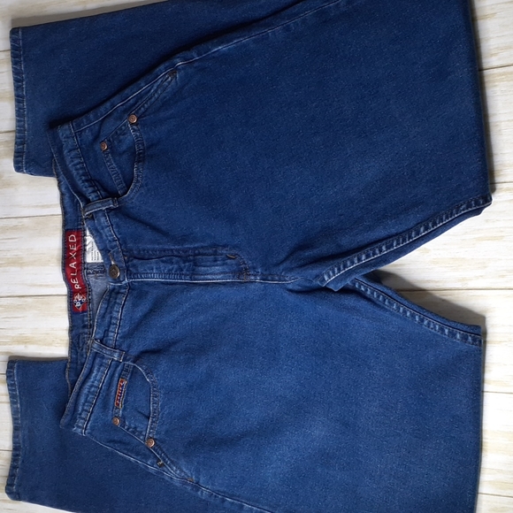 Posted Relaxed Mom Jeans  Tapered Leg 2 Pockets Size 11 Waist 31 - Picture 8 of 16